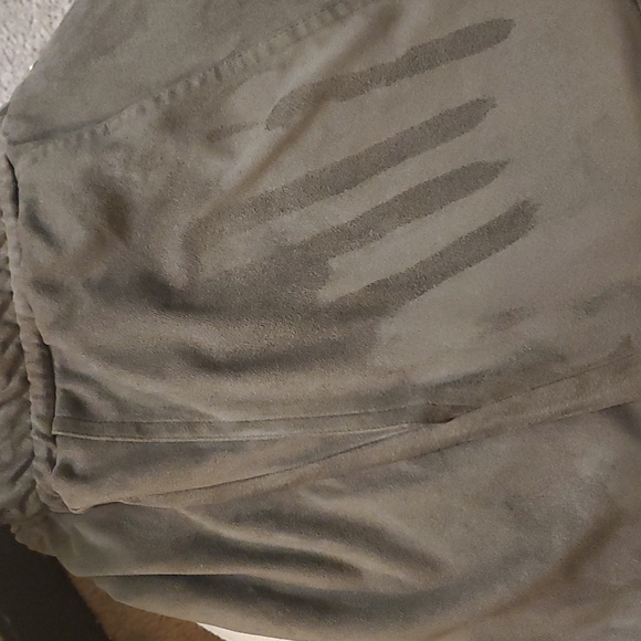 Eloquii Olive sueded pants, 22/24 - Picture 4 of 6